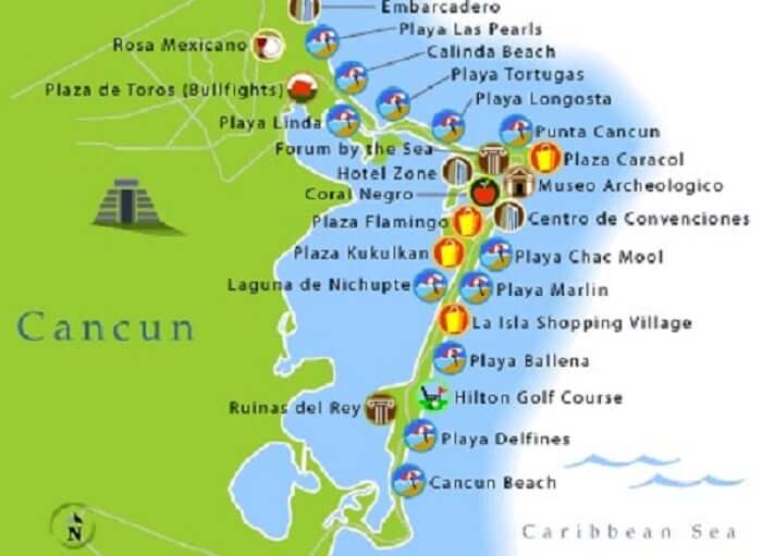 How to get around Cancun